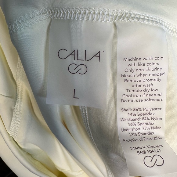 Calia Performance Skort Lemon Sorbet Yellow tennis run - Picture 6 of 7